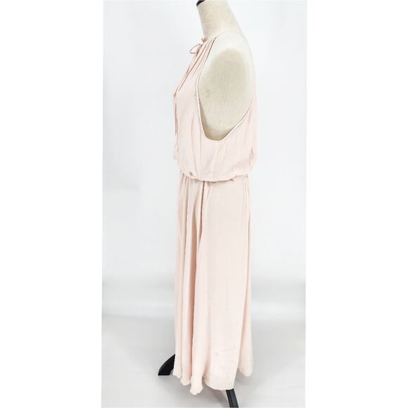 Reiss Matra Cream Halter Midi Dress – Summer Wedding Guest Size 10 - Picture 4 of 8